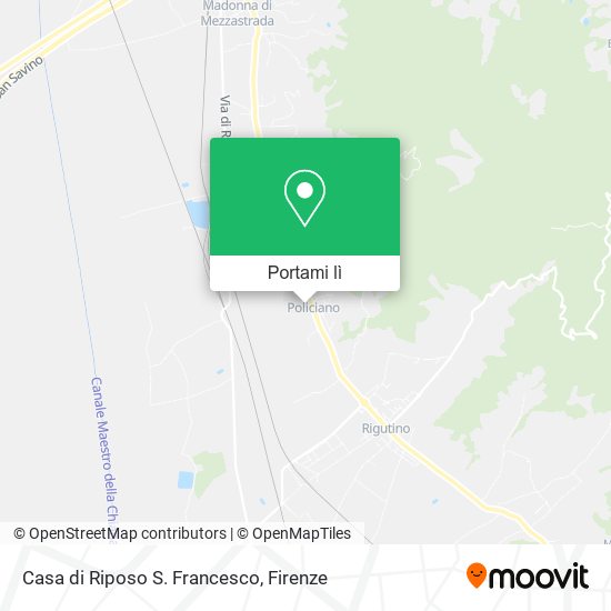 Mappa Casa di Riposo S. Francesco