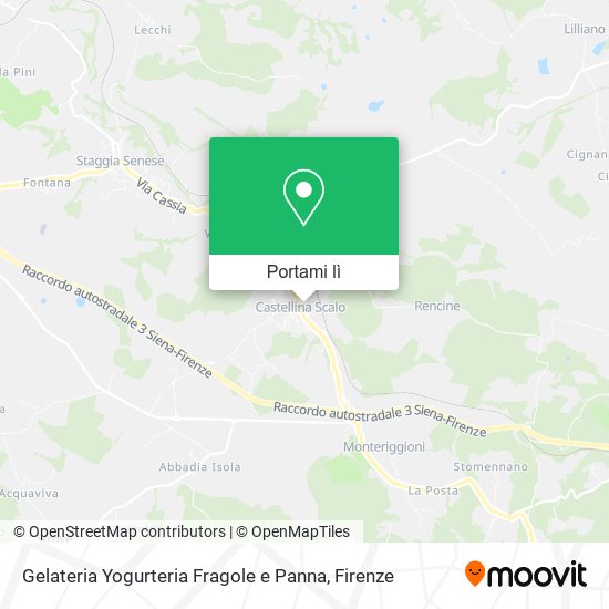 Mappa Gelateria Yogurteria Fragole e Panna