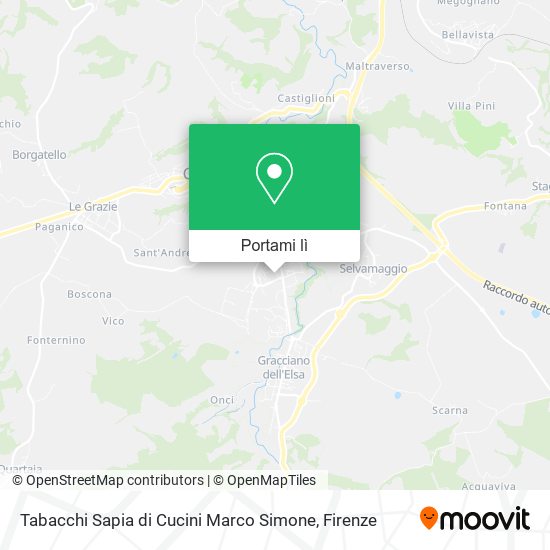 Mappa Tabacchi Sapia di Cucini Marco Simone