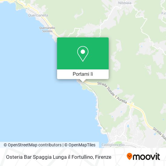 Mappa Osteria Bar Spaggia Lunga il Fortullino
