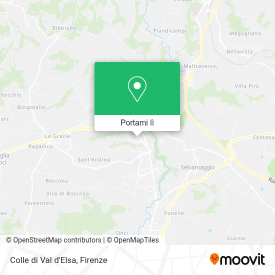 Mappa Colle di Val d'Elsa