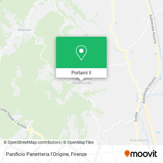 Mappa Panificio Panetteria l'Origine