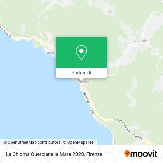 Mappa La Chioma Quercianella Mare 2020