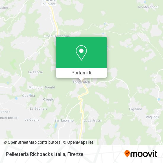 Mappa Pelletteria Richbacks Italia