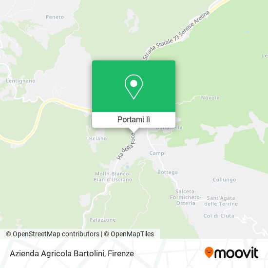 Mappa Azienda Agricola Bartolini