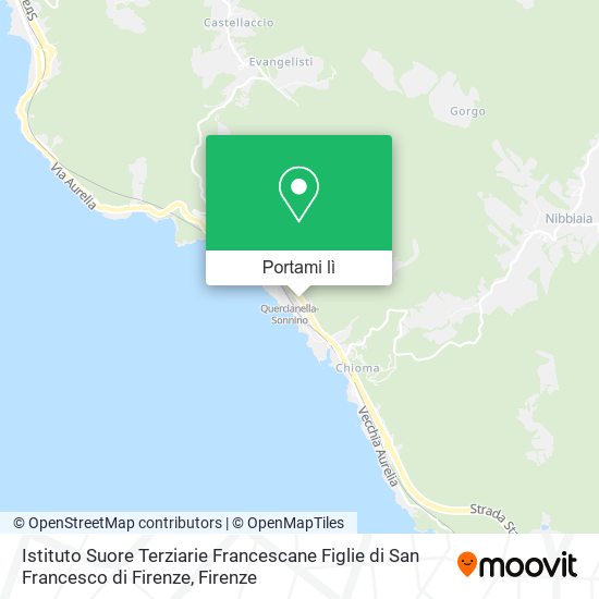 Mappa Istituto Suore Terziarie Francescane Figlie di San Francesco di Firenze