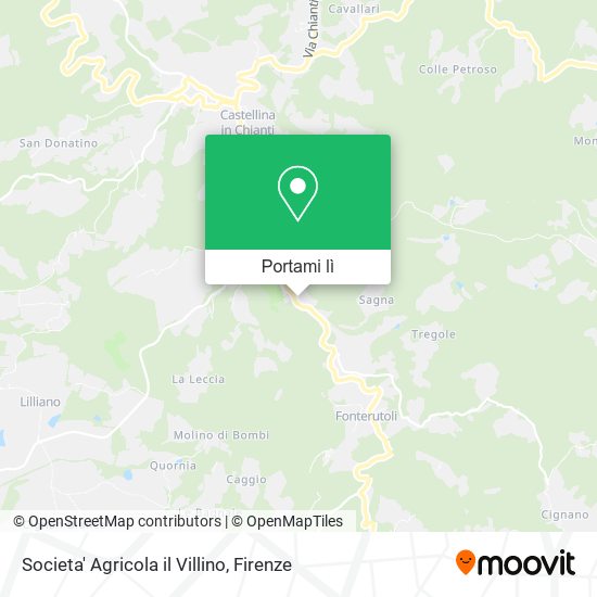 Mappa Societa' Agricola il Villino