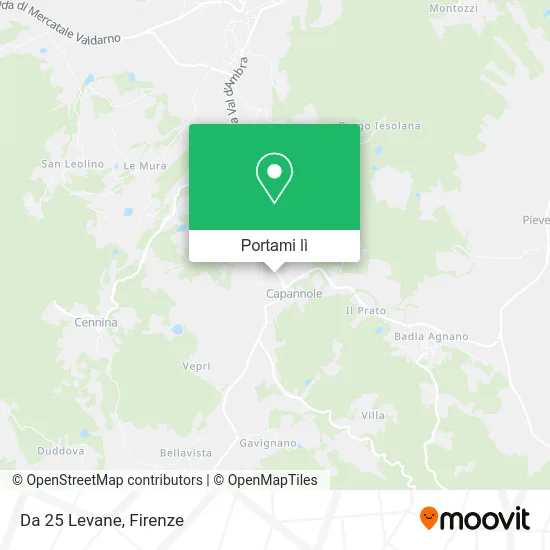 Mappa Da 25 Levane
