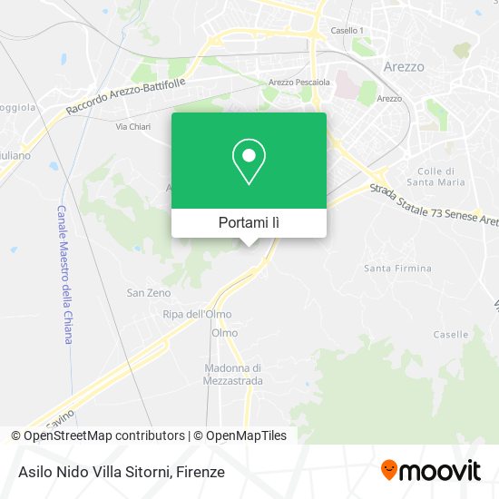 Mappa Asilo Nido Villa Sitorni