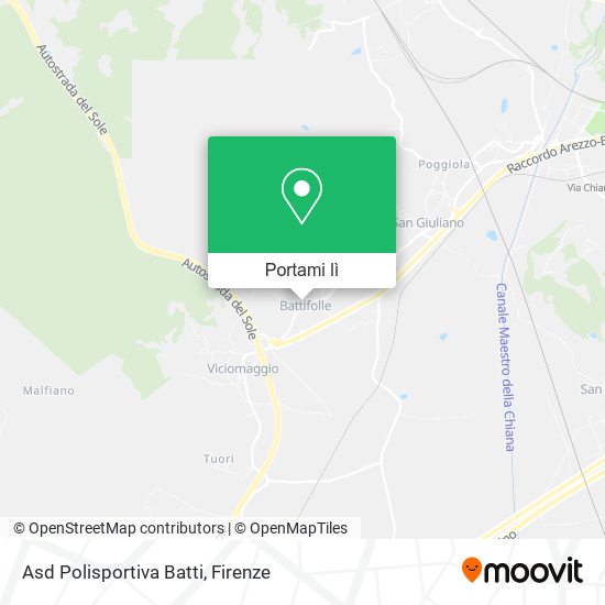 Mappa Asd Polisportiva Batti