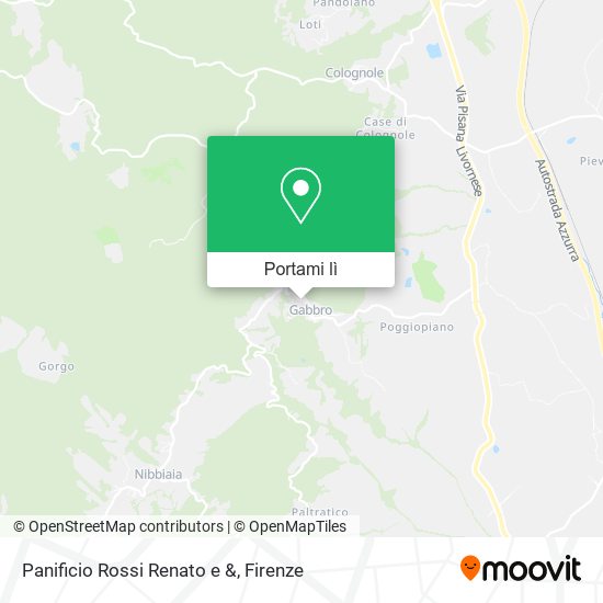 Mappa Panificio Rossi Renato e &