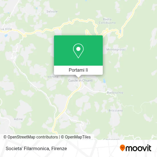 Mappa Societa' Filarmonica