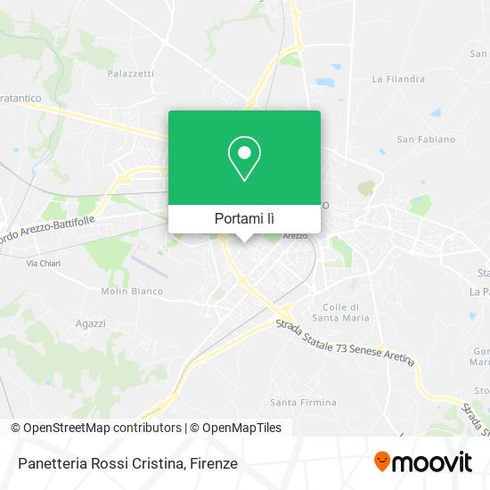 Mappa Panetteria Rossi Cristina