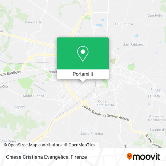 Mappa Chiesa Cristiana Evangelica