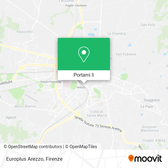 Mappa Europlus Arezzo