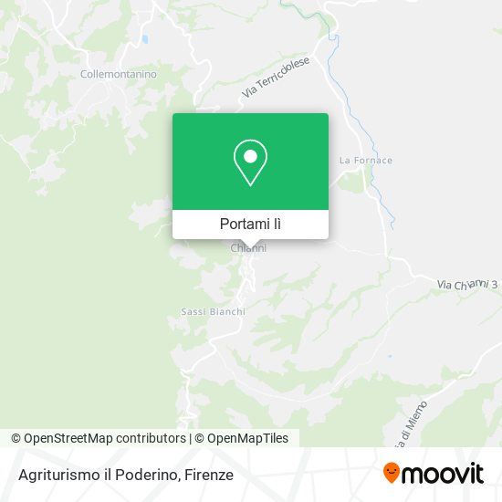 Mappa Agriturismo il Poderino