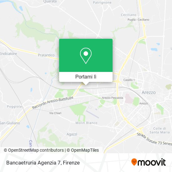Mappa Bancaetruria Agenzia 7