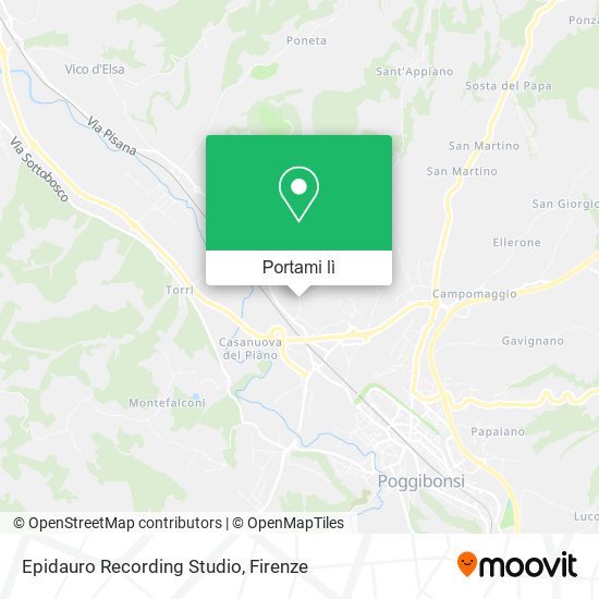 Mappa Epidauro Recording Studio