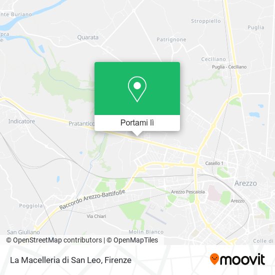 Mappa La Macelleria di San Leo