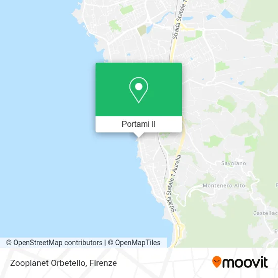Mappa Zooplanet Orbetello