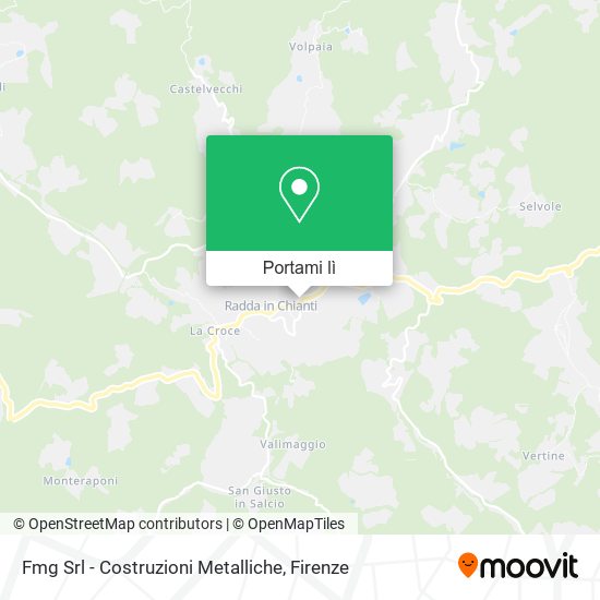 Mappa Fmg Srl - Costruzioni Metalliche