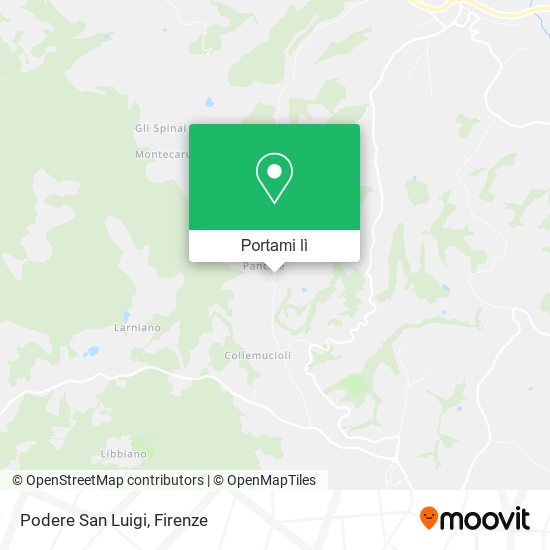 Mappa Podere San Luigi