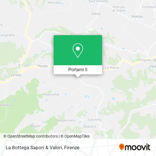 Mappa La Bottega Sapori & Valori