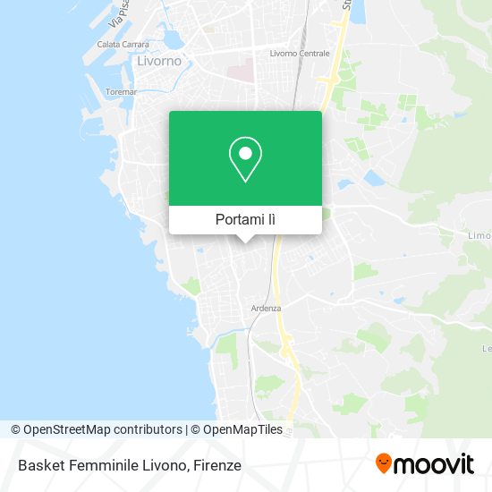 Mappa Basket Femminile Livono