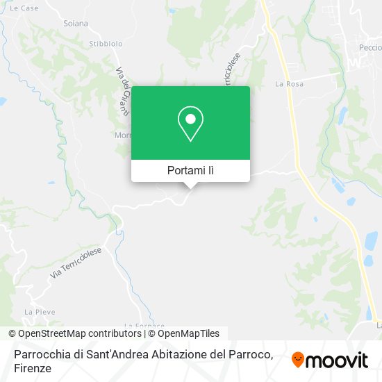 Mappa Parrocchia di Sant'Andrea Abitazione del Parroco