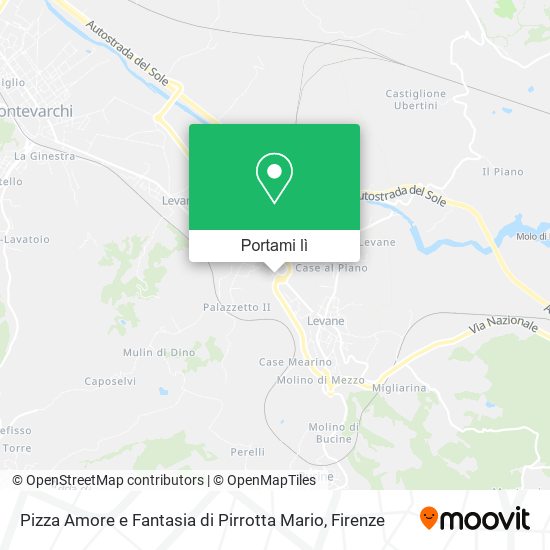 Mappa Pizza Amore e Fantasia di Pirrotta Mario