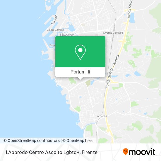 Mappa L'Approdo Centro Ascolto Lgbtq+