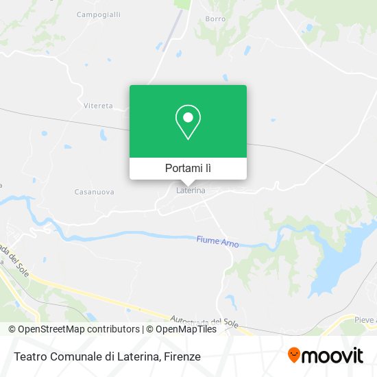 Mappa Teatro Comunale di Laterina