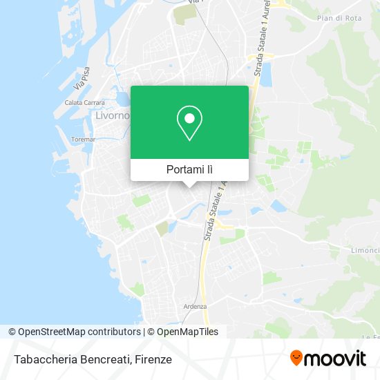 Mappa Tabaccheria Bencreati