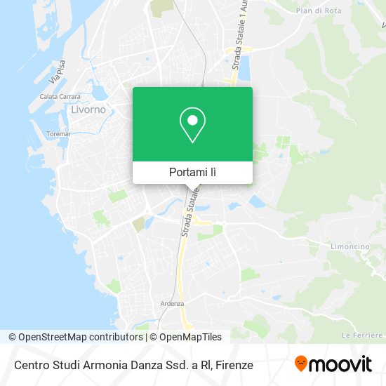 Mappa Centro Studi Armonia Danza Ssd. a Rl