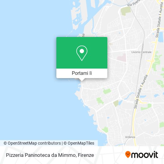 Mappa Pizzeria Paninoteca da Mimmo