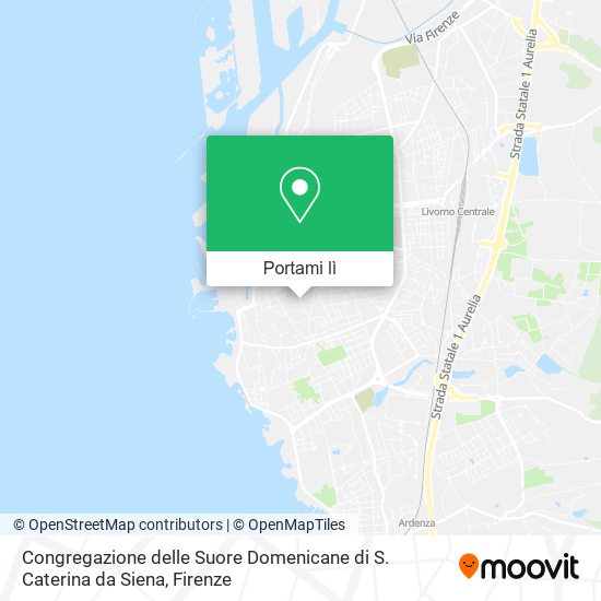 Mappa Congregazione delle Suore Domenicane di S. Caterina da Siena