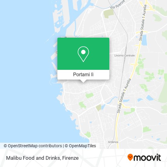 Mappa Malibu Food and Drinks