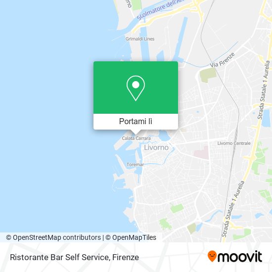 Mappa Ristorante Bar Self Service