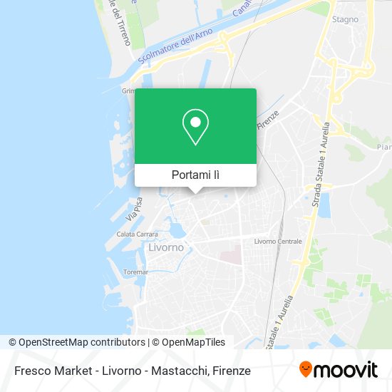 Mappa Fresco Market - Livorno - Mastacchi