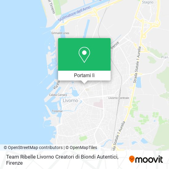 Mappa Team Ribelle Livorno Creatori di Biondi Autentici