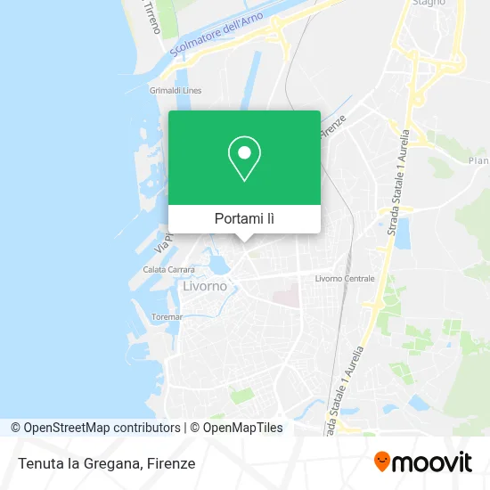 Mappa Tenuta la Gregana