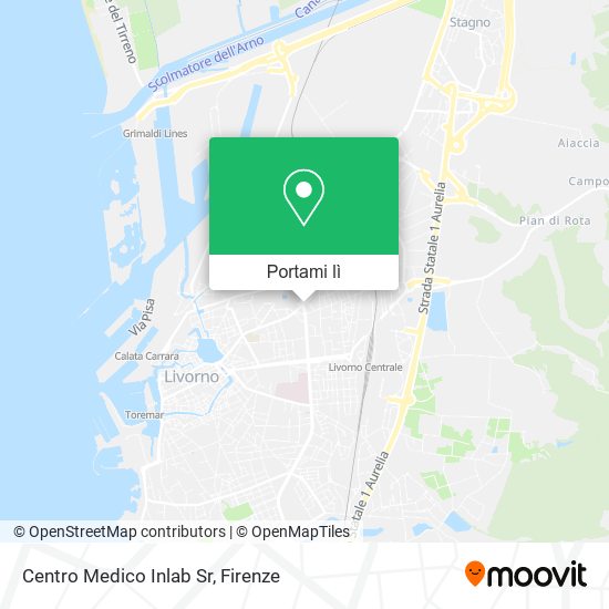Mappa Centro Medico Inlab Sr
