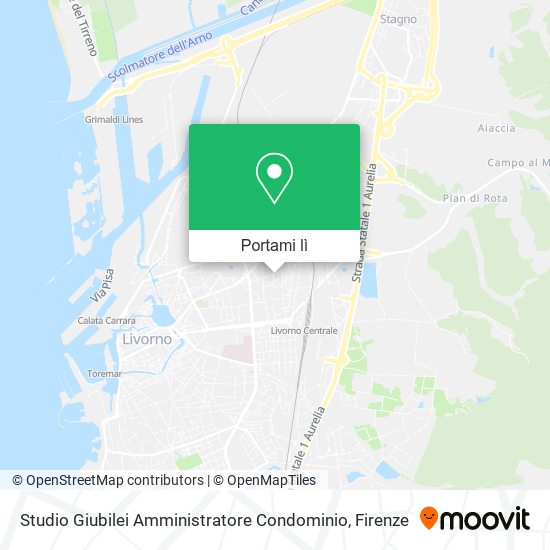 Mappa Studio Giubilei Amministratore Condominio