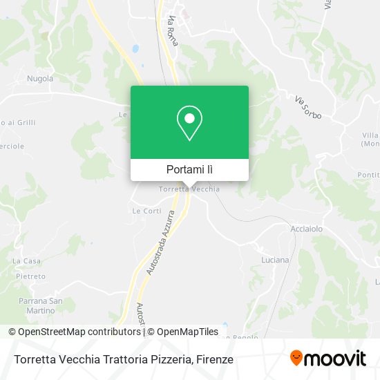 Mappa Torretta Vecchia Trattoria Pizzeria