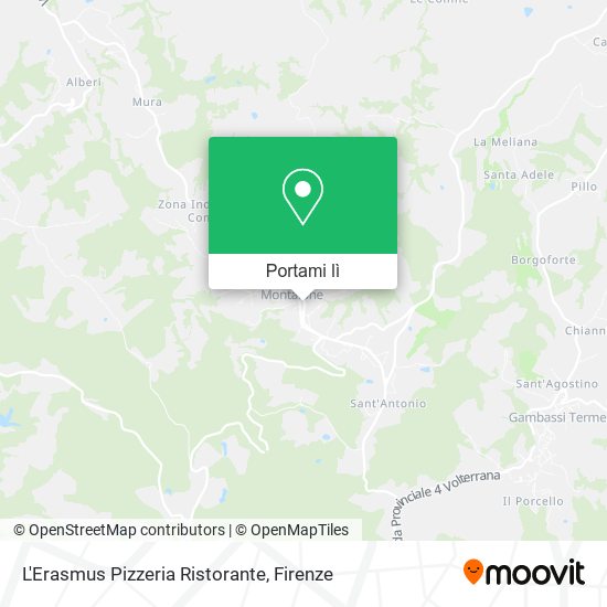 Mappa L'Erasmus Pizzeria Ristorante