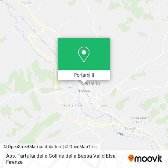 Mappa Ass. Tartufai delle Colline della Bassa Val d'Elsa