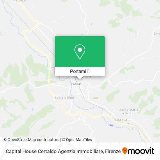 Mappa Capital House Certaldo Agenzia Immobiliare