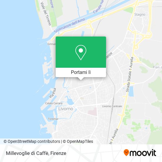 Mappa Millevoglie di Caffè