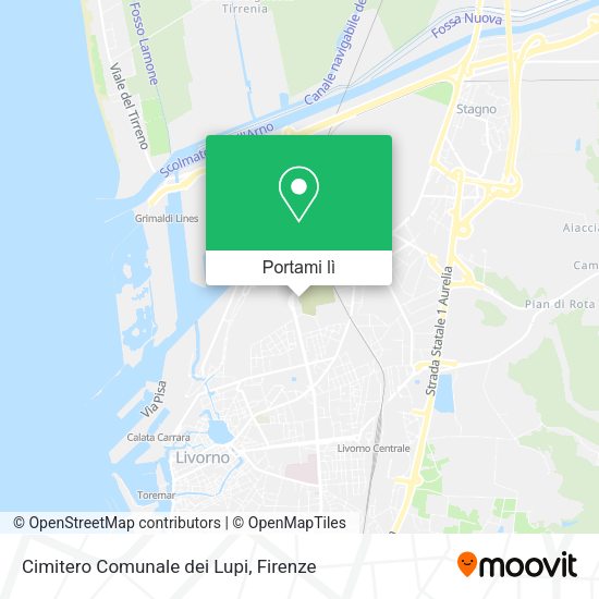 Mappa Cimitero Comunale dei Lupi