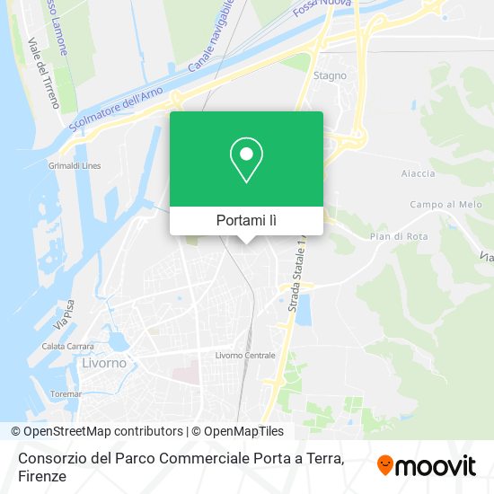 Mappa Consorzio del Parco Commerciale Porta a Terra